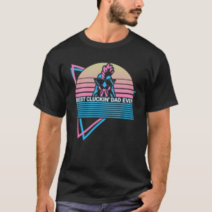 Chicken Retro Best Cturin Pappa någonsin T Shirt
