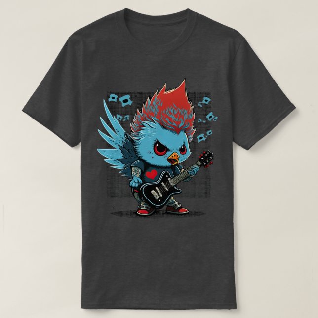 Chicken Rocker T Shirt (Design framsida)