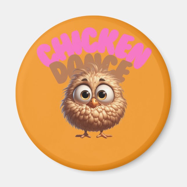 Chicken Roligt Magnet (Framsidan)