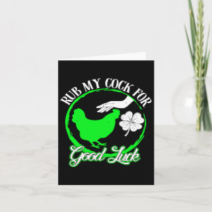 Chicken Rub My for Lycka till St patricks day Kort