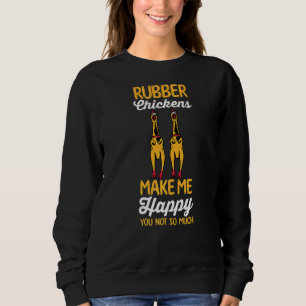 Chicken Rubber Chickens får mig att Lycklig inte s T Shirt