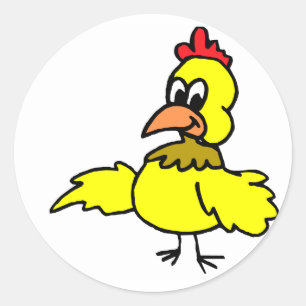 Chicken Runt Klistermärke