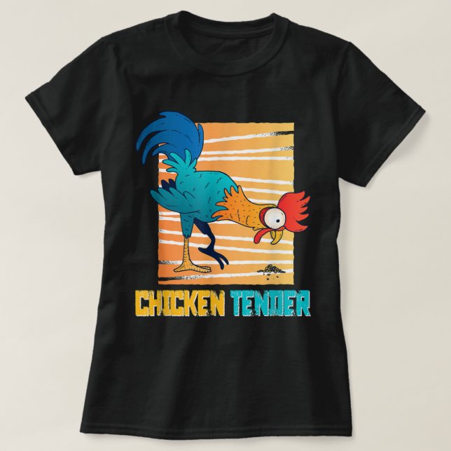 Chicken Sandwich Shirt Funny arbetar för kyckling T (Design framsida)