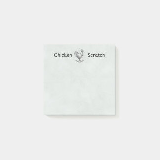 Chicken Scratch Post-It Notes | Chicken Lady Block