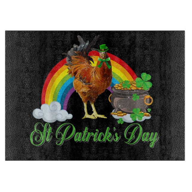 Chicken Shamrock St patricks day Chicken Irish Gif (Framsidan)