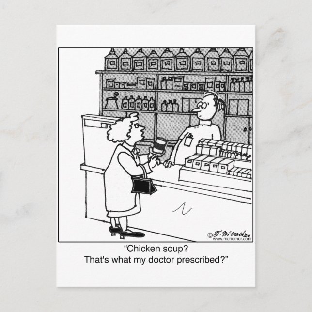 Chicken Soppa är mitt recept? Vykort (Framsida)