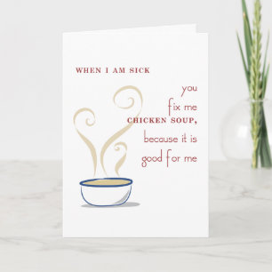 Chicken Soppa Valentine Helgkort