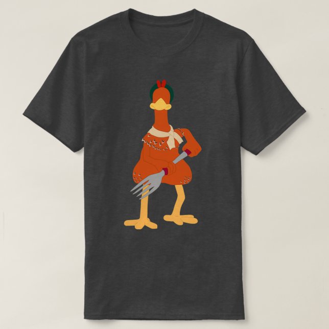 Chicken Springa T Shirt (Design framsida)