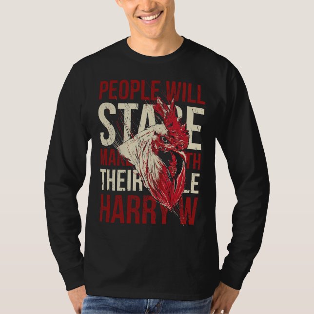 Chicken Stare T Shirt (Framsida)