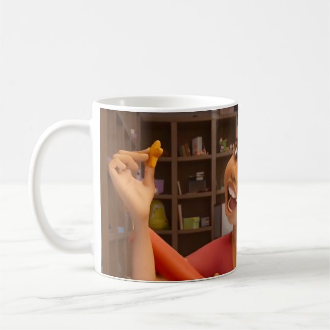 Chicken Stars Meme Kaffemugg (Vänster)