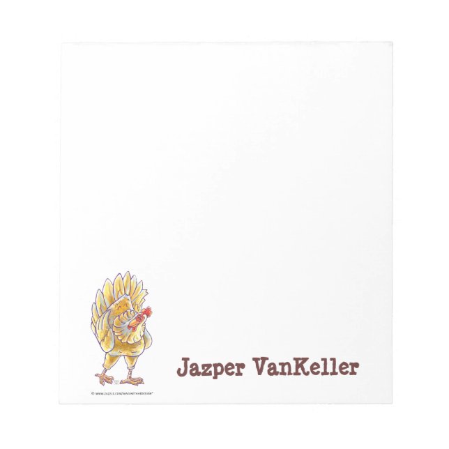Chicken Stationery Anteckningsblock (Framsida)