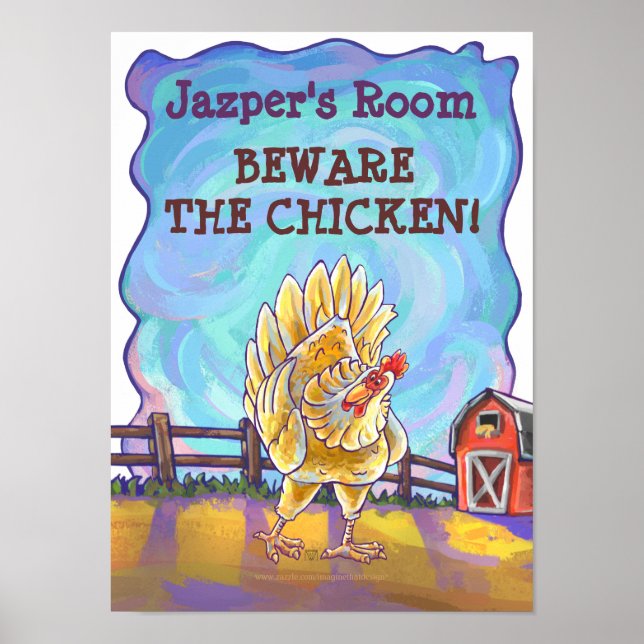 Chicken Stationery Poster (Framsidan)
