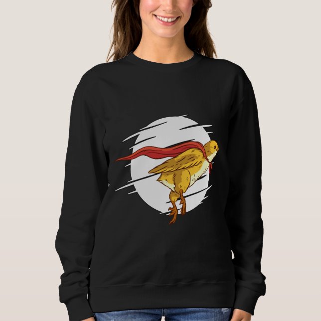 Chicken Superhero Farmer   T Shirt (Framsida)