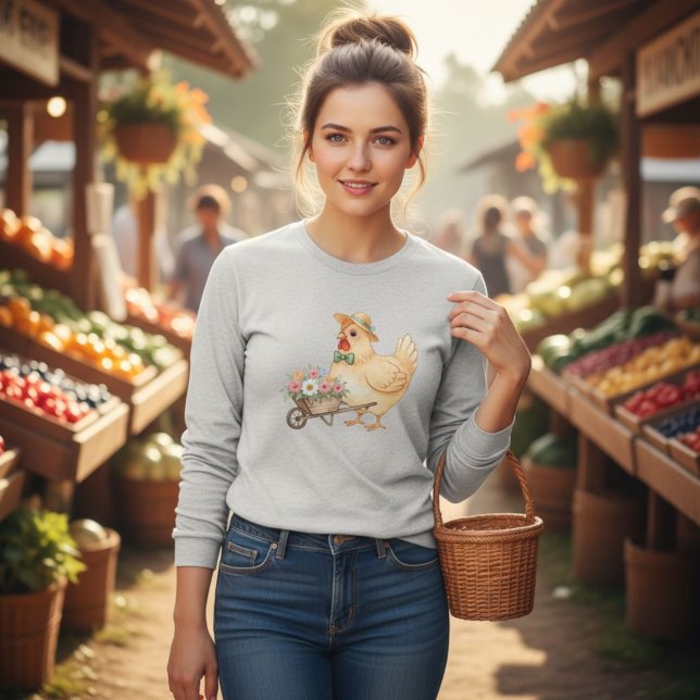 Chicken Sweatshirt – Cozy Chicken Shirt  T (Skapare uppladdad)