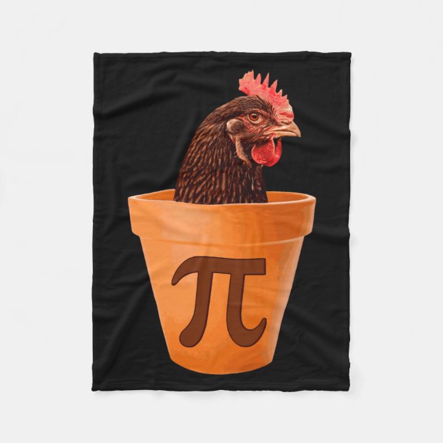 Chicken T And I Dont Care  Fleecefilt (Framsidan)