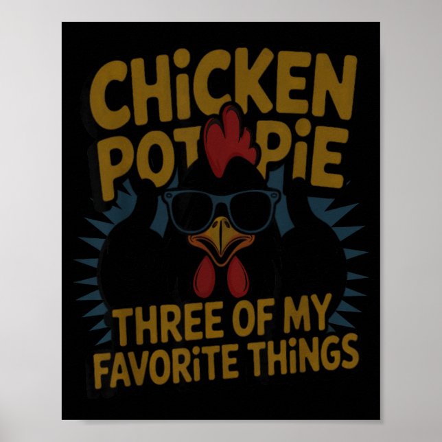 Chicken T E Farm Humor Funny Chicken Laugh Moment  Poster (Framsidan)