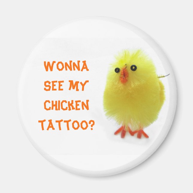 Chicken Tattoo Magnet (Framsidan)
