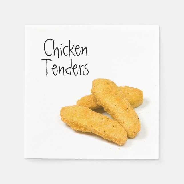 Chicken Tenders Pappersservett (Framsidan)