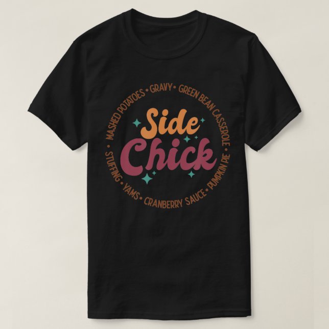 Chicken thanksgiving sida t shirt (Design framsida)