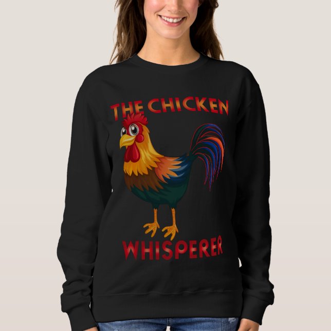 Chicken  The Chicken Whisperer gif   T Shirt (Framsida)
