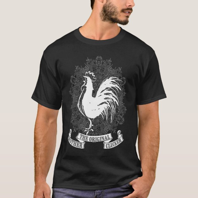 Chicken The Original Mother Clucker T Shirt (Framsida)