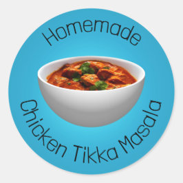 Chicken Tikka Masala Runt Klistermärke