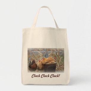 Chicken Tote Bag Tygkasse