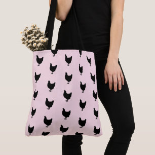 Chicken Tote Bag Tygkasse
