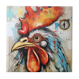 Chicken Tupp Art Kakelplatta