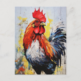 Chicken Tupp Art Vykort
