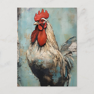 Chicken Tupp Art Vykort