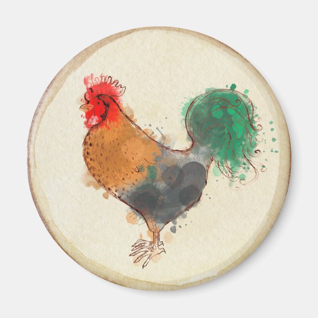 Chicken tupp hen magnet (Framsidan)