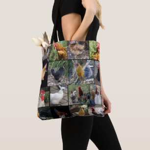 Chicken Tupp Photo Collage Tygkasse