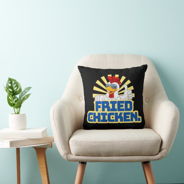 Chicken Typography Kudde (Stol)