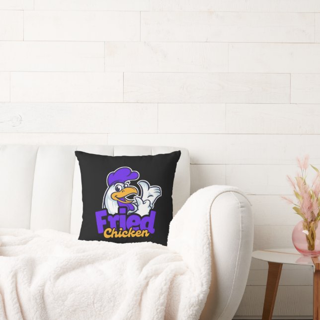 Chicken Typography Kudde (Soffa)