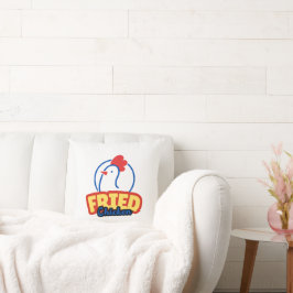 Chicken Typography Kudde
