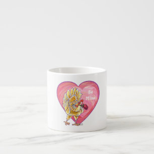 Chicken Valentindagen Espressomugg