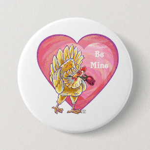 Chicken Valentindagen Knapp