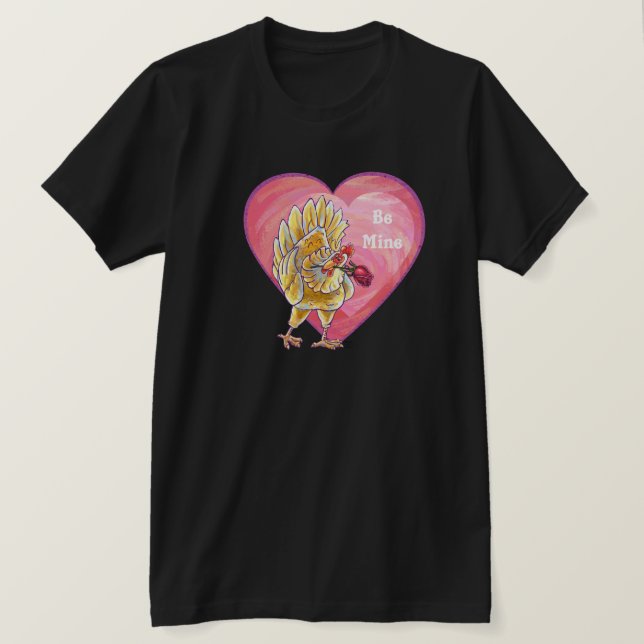 Chicken Valentindagen Tee (Design framsida)