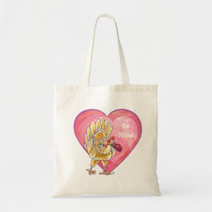 Chicken Valentindagen Tygkasse