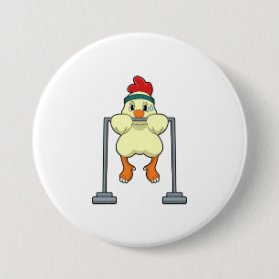 Chicken vid Fitness Drups Knapp