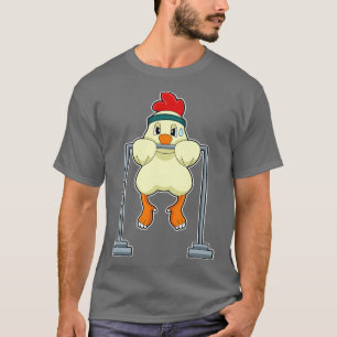 Chicken vid Fitness pullUps T Shirt