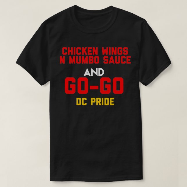 Chicken Vingar N Mumbo Sauce and Go Music-presente T Shirt (Design framsida)