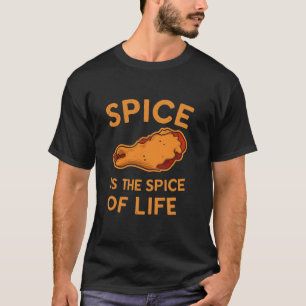 Chicken Vingar Vinge Hett kokta snabbmat T Shirt