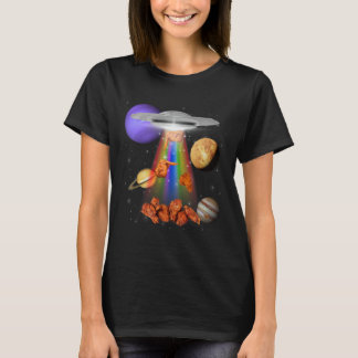 Chicken vinge Älskare Alien Abduction UFO LGBTQ Su T Shirt