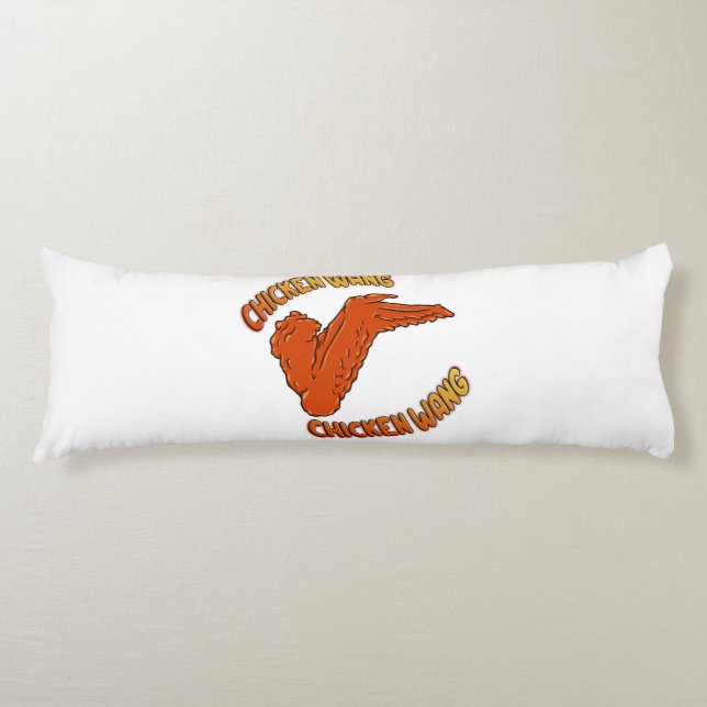 Chicken Vinge Body Pillow Kroppskudde (Framsidan)