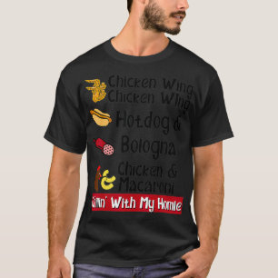 Chicken Vinge Chicken Vinge Hotdog Bologna Sång T Shirt