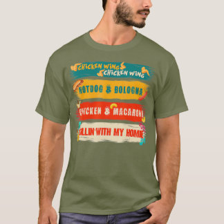 Chicken Vinge Chicken Vinge Hotdog och Bologna T Shirt