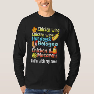 Chicken Vinge Chicken Vinge Hotdog och Bologna T Shirt