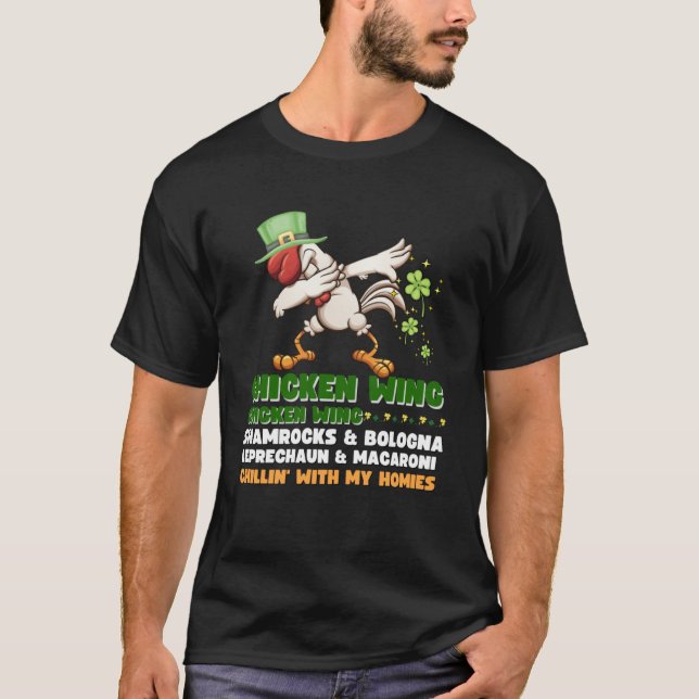 Chicken Vinge Chicken Vinge Sång Hett Hund Bologna T Shirt (Framsida)